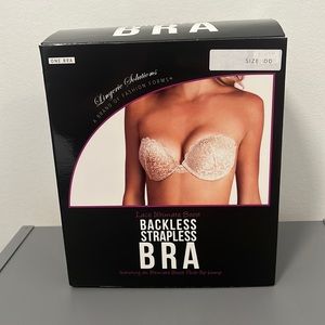 Backless Strapless Bra - Size DD